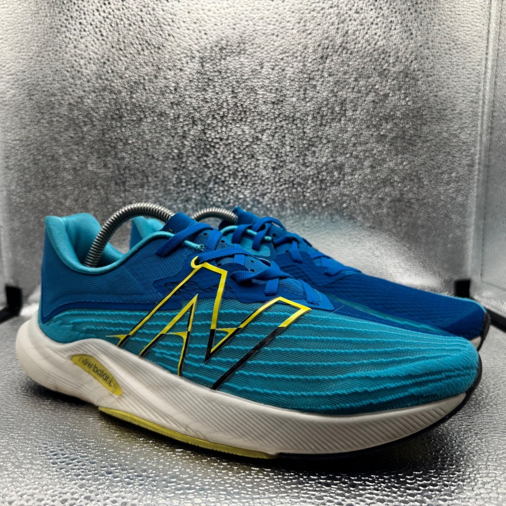 Size 9 New Balance FuelCell Rebel v2 Running Shoes Mens Blue Excellent Mesh